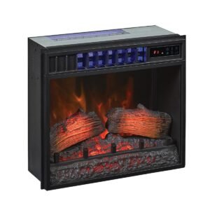 CoolGlow 23" 2-in-1 Electric Fireplace