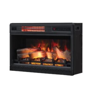 26" 3D Infrared Electric Fireplace Insert