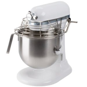 White 8 Qt. Commercial Countertop Mixer